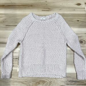 Yes Lola Light Pink Fuzzy Soft Sweatshirt Women’s XS